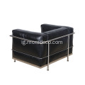 LC3 Ukwu Modele Akpụkpọ anụ Single sofa